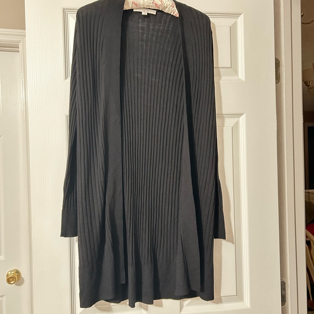 LOFT Black Cardigan